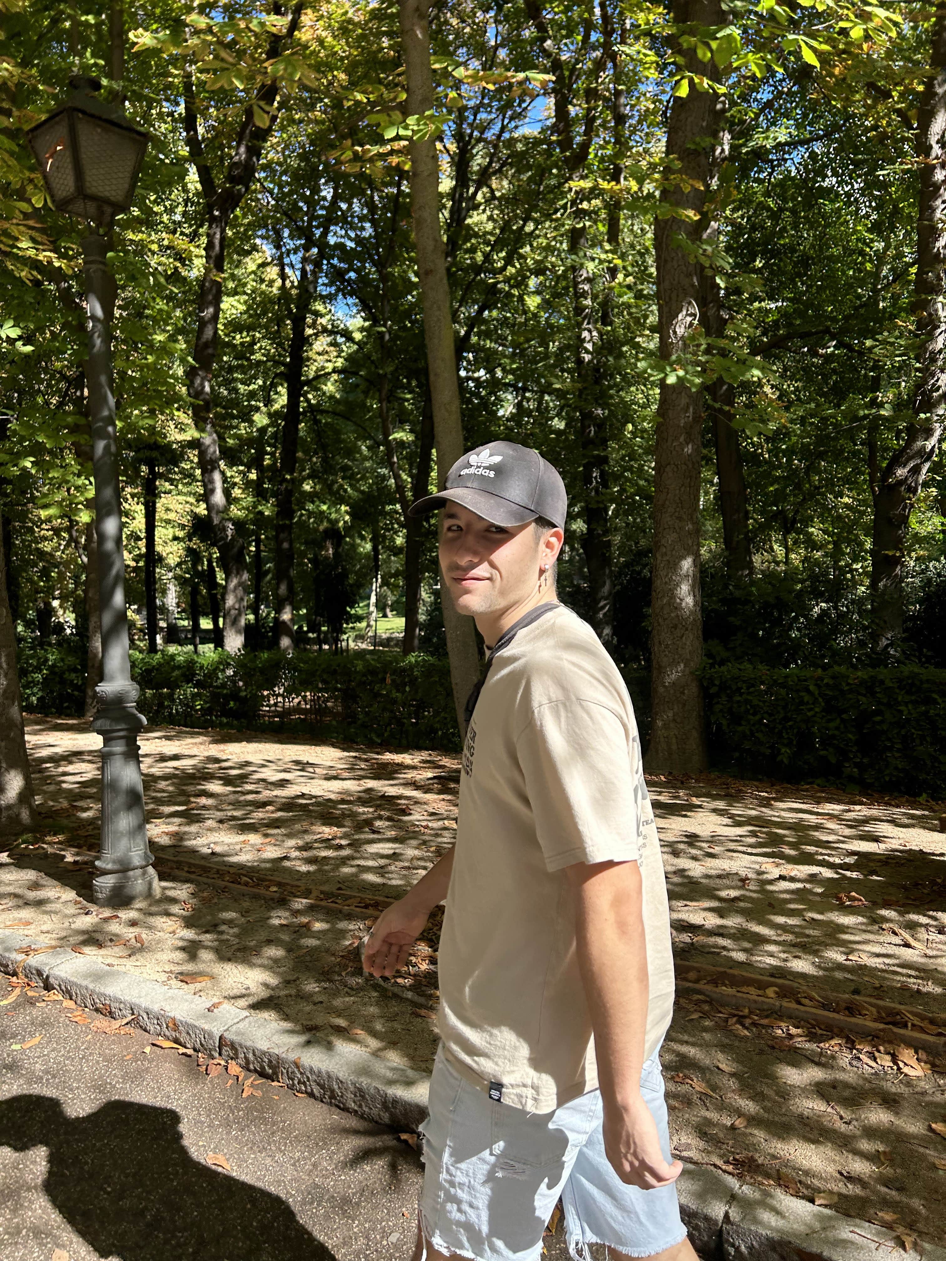 Photo of Javier walking in Madrid